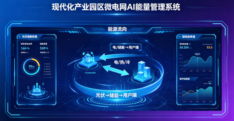 微电网 AI 能量管理：园区能源从 “被动保障” 到 “主动盈利” 的核心引擎