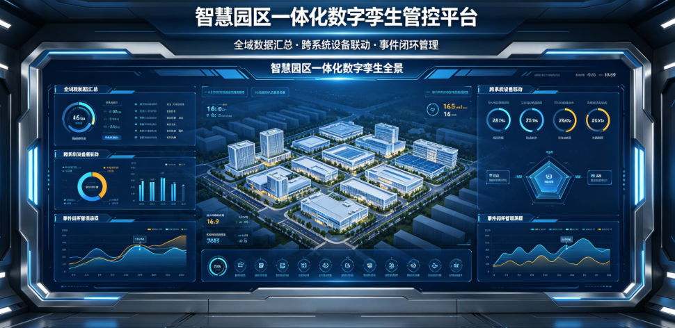 智慧园区一体化数字孪生管控平台