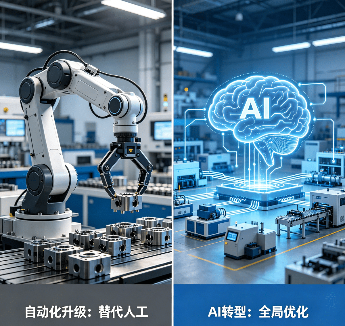 自动化升级与AI转型区别