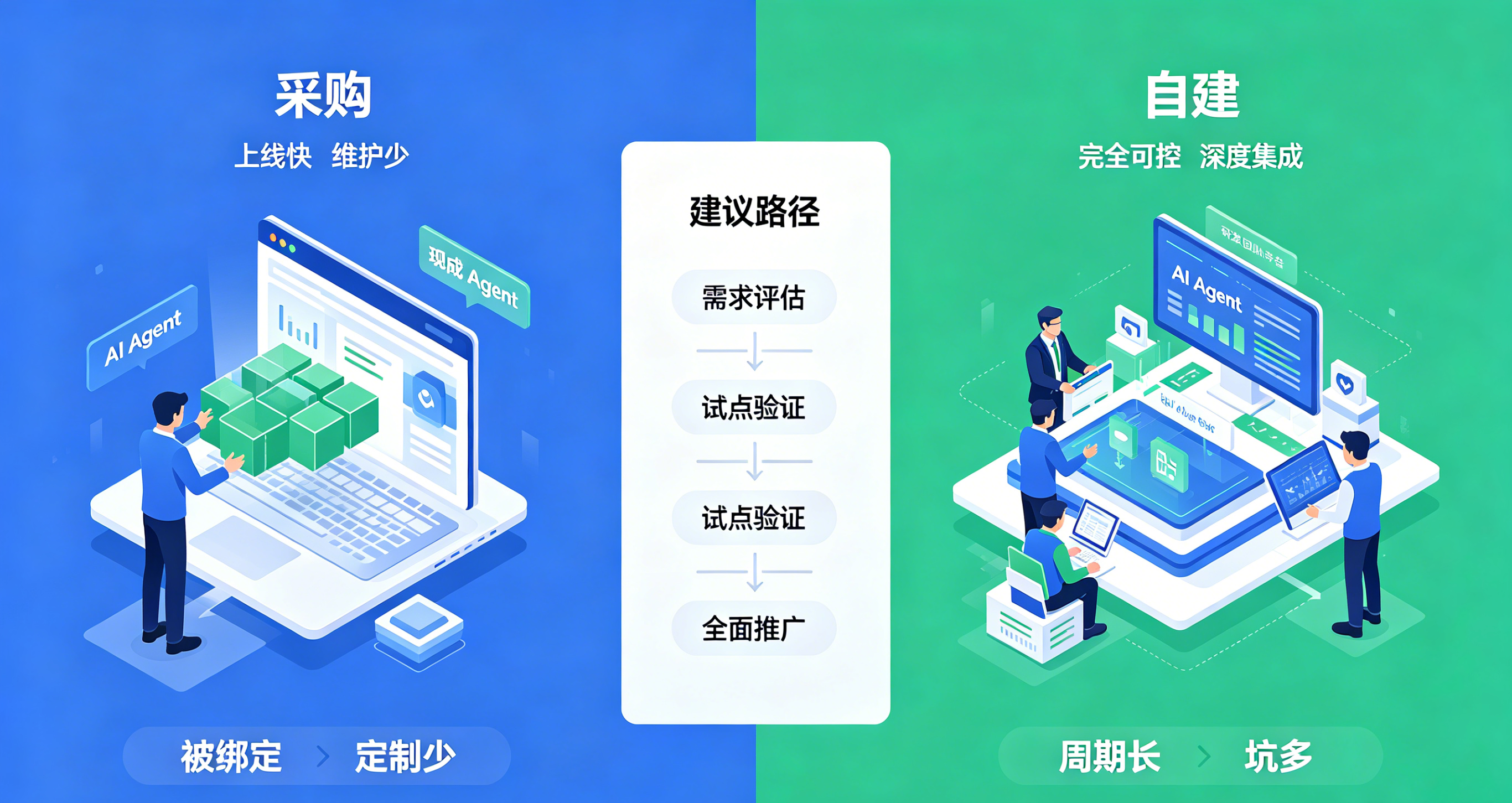 采购VS自建 采购VS自建