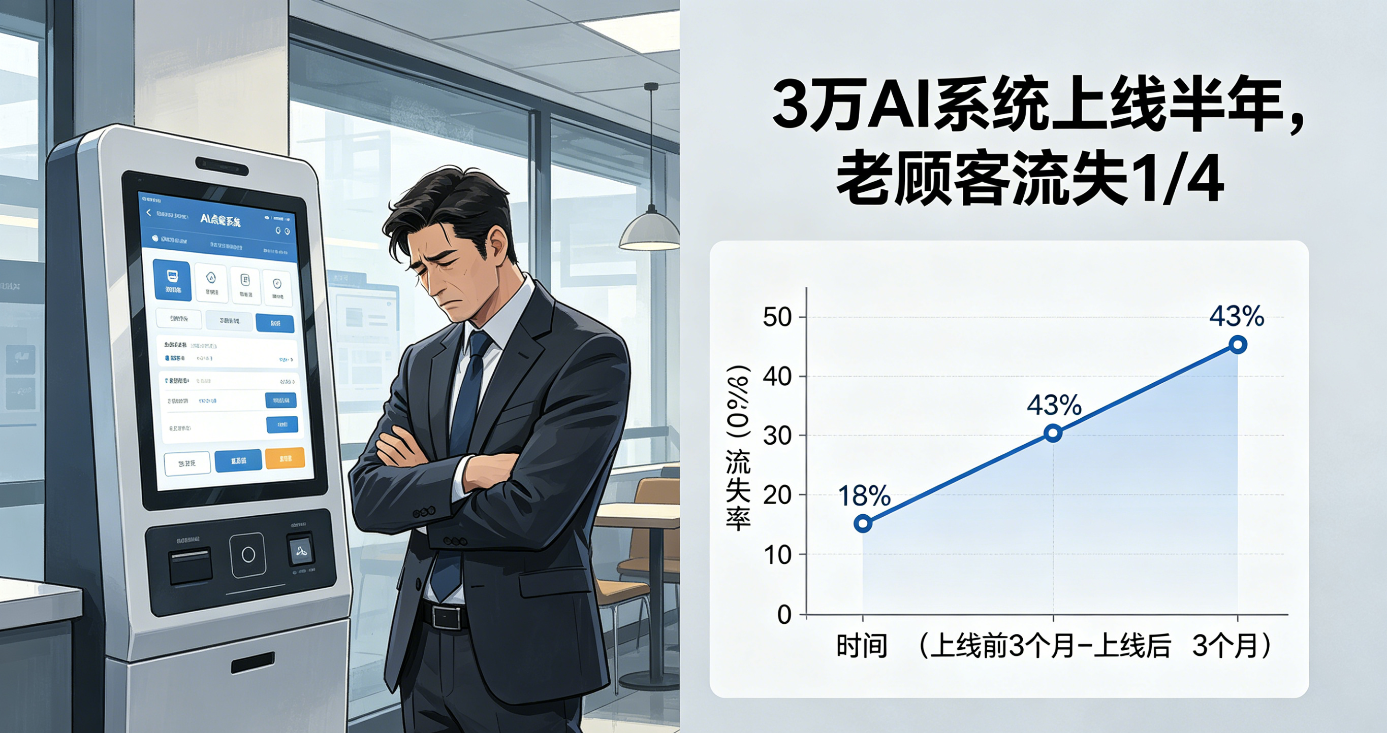 跟风使用AI系统导致老顾客流失 跟风使用AI系统导致老顾客流失