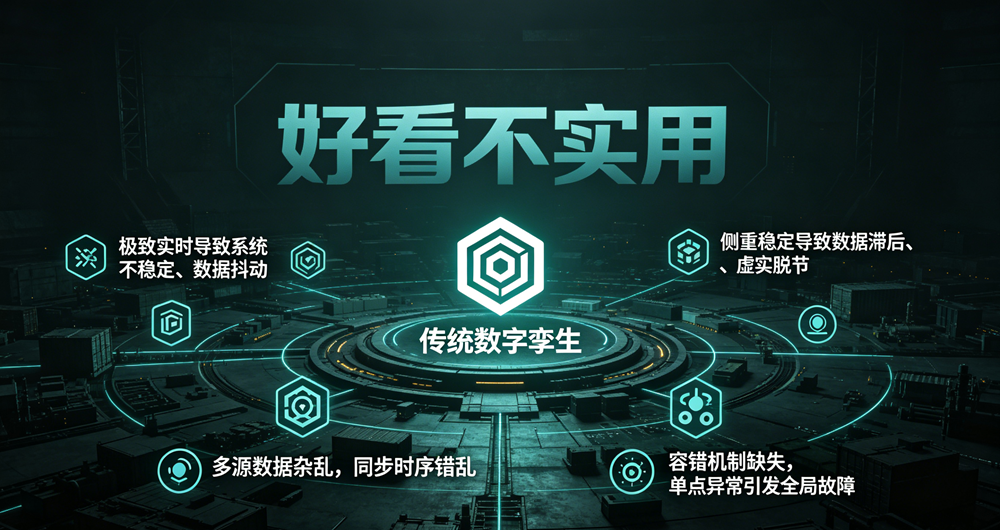 传统数字孪生核心问题 传统数字孪生核心问题