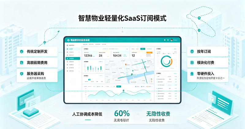 智慧物业轻量化SaaS订阅模式 智慧物业轻量化SaaS订阅模式