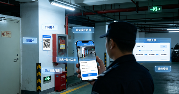 物业巡更现场实拍核验